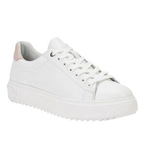 Browns Wishbone Beth Leather White Sneakers in Size 7.5
